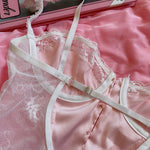 Get trendy with [Basic] Rosey Sweetheart lace bodysuit - Lingerie available at Peiliee Shop. Grab yours for $18 today!