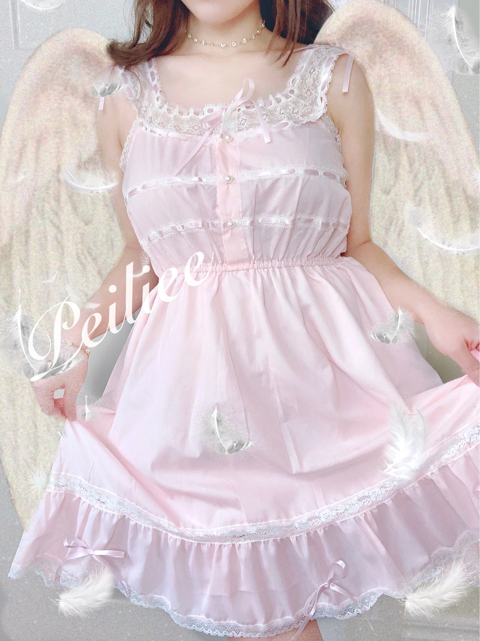 Get trendy with [Peiliee Design] Rose Garden Dress -  available at Peiliee Shop. Grab yours for $55 today!