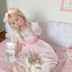 Get trendy with Rose Mist French Romantic Dress -  available at Peiliee Shop. Grab yours for $58 today!