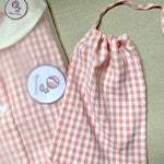 Get trendy with [Premium Selected] Arrived In Dream Land Gingham Dress (designer Rose Candy) -  available at Peiliee Shop. Grab yours for $45 today!