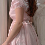Get trendy with [By Peiliee] Afternoon Tea At Tiffany Gingham Babydoll Mini Dress Lolita 1997 style -  available at Peiliee Shop. Grab yours for $49.90 today!