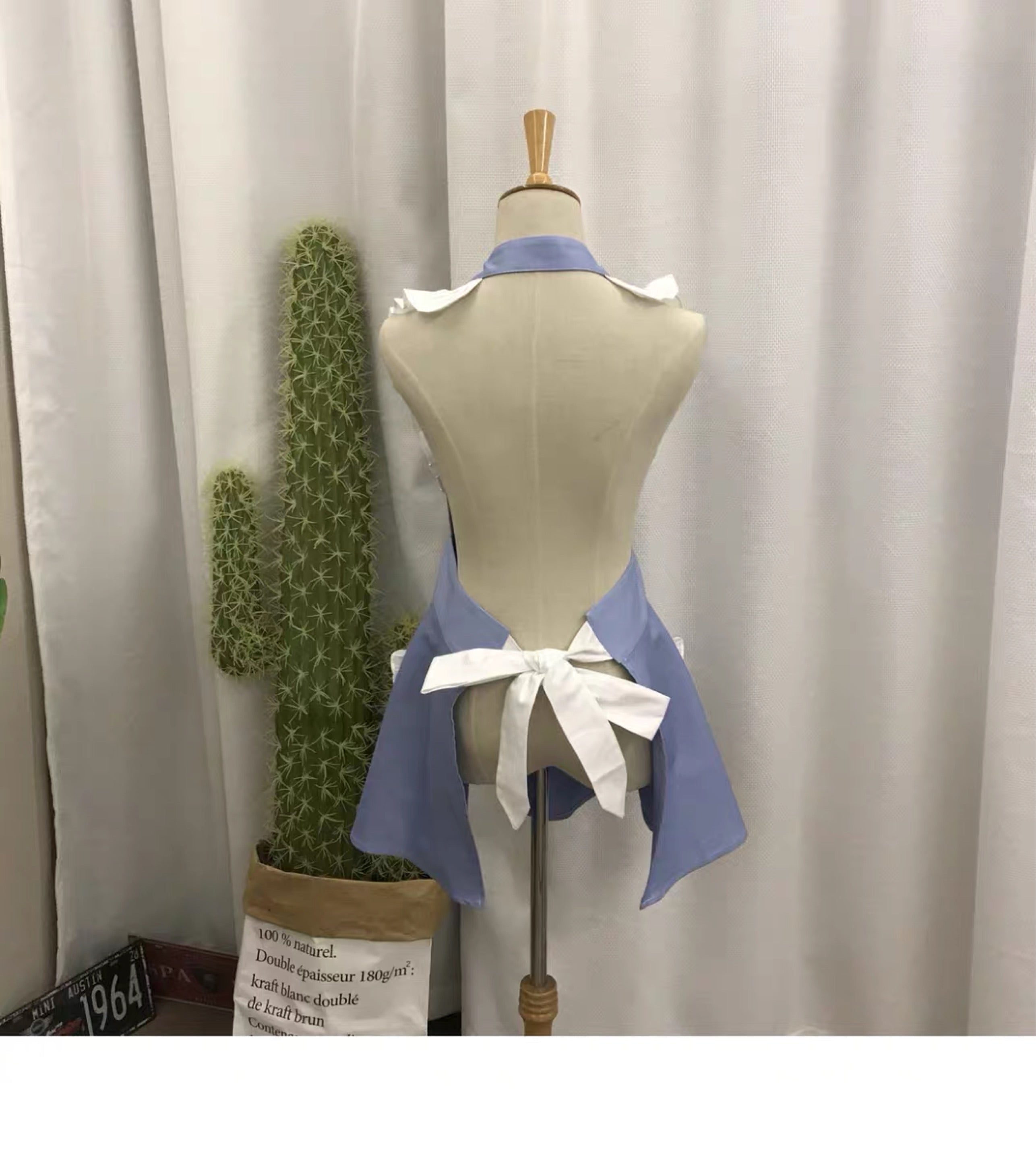 Get trendy with [2 weeks hand sewing time! ]Dolly heart apron -  available at Peiliee Shop. Grab yours for $29 today!