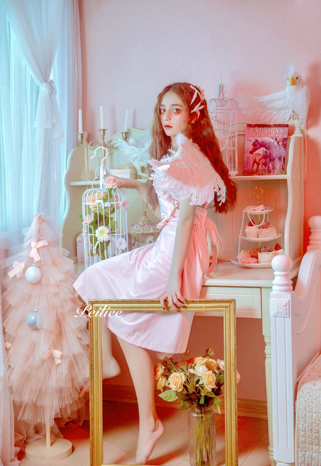 Get trendy with [Sample Sale] Peiliee 2 Years Anniversary The Dreamy Velvet Dress And Cotton Dress Set -  available at Peiliee Shop. Grab yours for $25 today!
