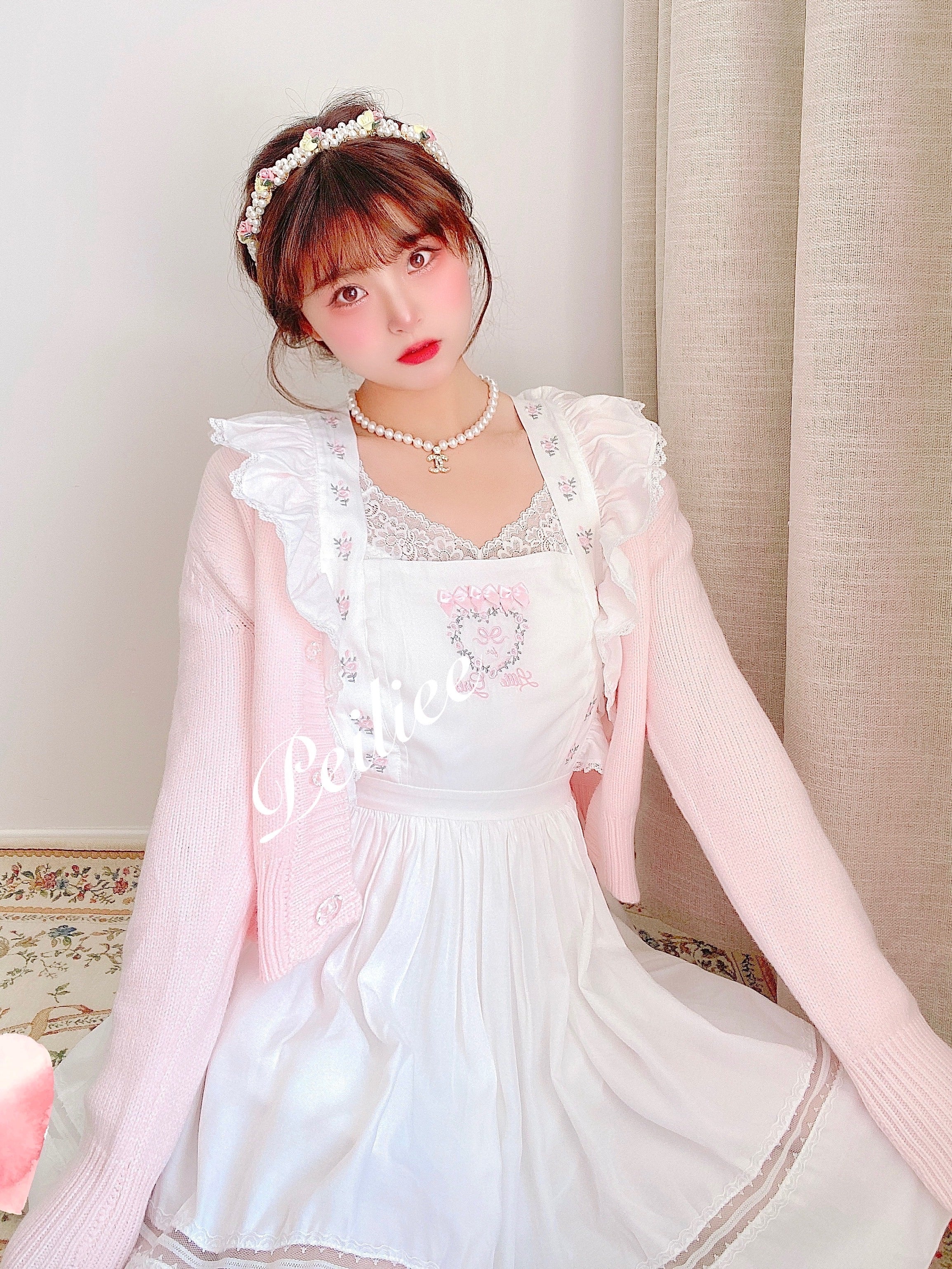 Get trendy with [Exclusive To PeilieeShop] Angel Doll Cotton dress -  available at Peiliee Shop. Grab yours for $39.90 today!