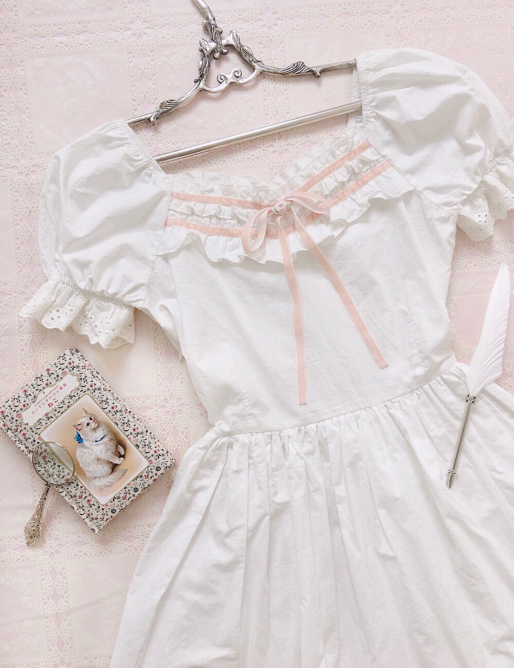 Get trendy with [Peiliee Finest] Swan Lake Doll Puff Sleeve Version  Dress -  available at Peiliee Shop. Grab yours for $55 today!