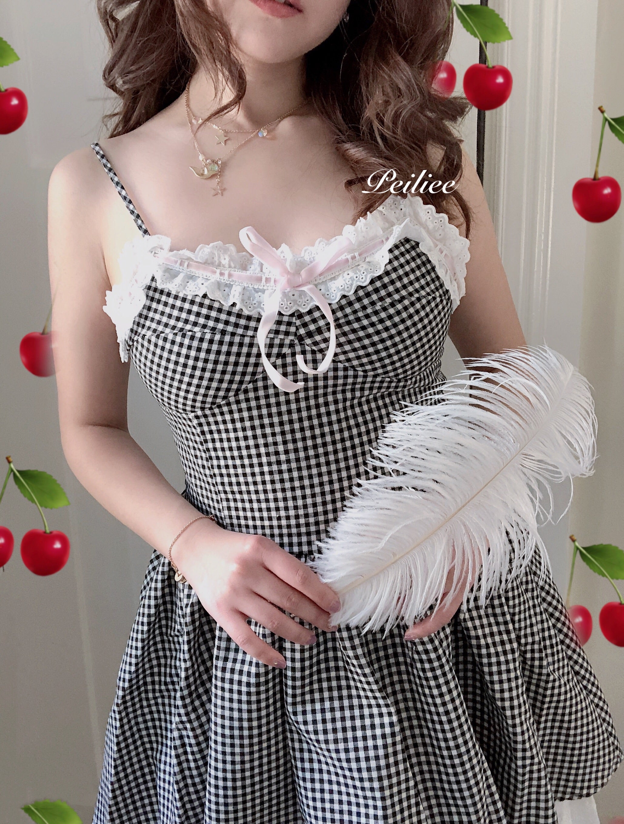 Get trendy with Ballet Dream Babydoll Ballerina gingham dress - Dress available at Peiliee Shop. Grab yours for $36 today!