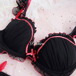 Get trendy with [Cosplay Lingerie ] Sweet Devil 3D Wings Bra Set -  available at Peiliee Shop. Grab yours for $20 today!